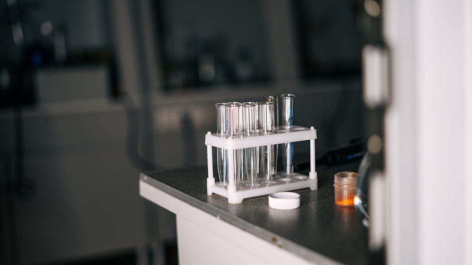 Lab tubes showing phosphate and electrolyte panels during refeeding syndrome monitoring on hospital ward